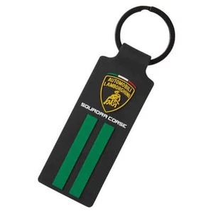 Lamborghini Squadra Corse Rubber Keychain - Picture 1 of 1