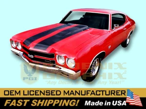 Chevelle SS Super Sport 1970 1972 máscara de pintura plantilla kit de carreras rayas - Imagen 1 de 1