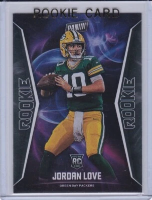 JORDAN LOVE ROOKIE CARD 2020 Green Bay Packers RARE PLAYER OF THE DAY FOIL $$ LE - Image 1 of 2