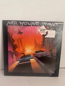 Neil Young - Trans (Record, 1982) vintage 12” vinyl record album LP hype sticker - Picture 1 of 5