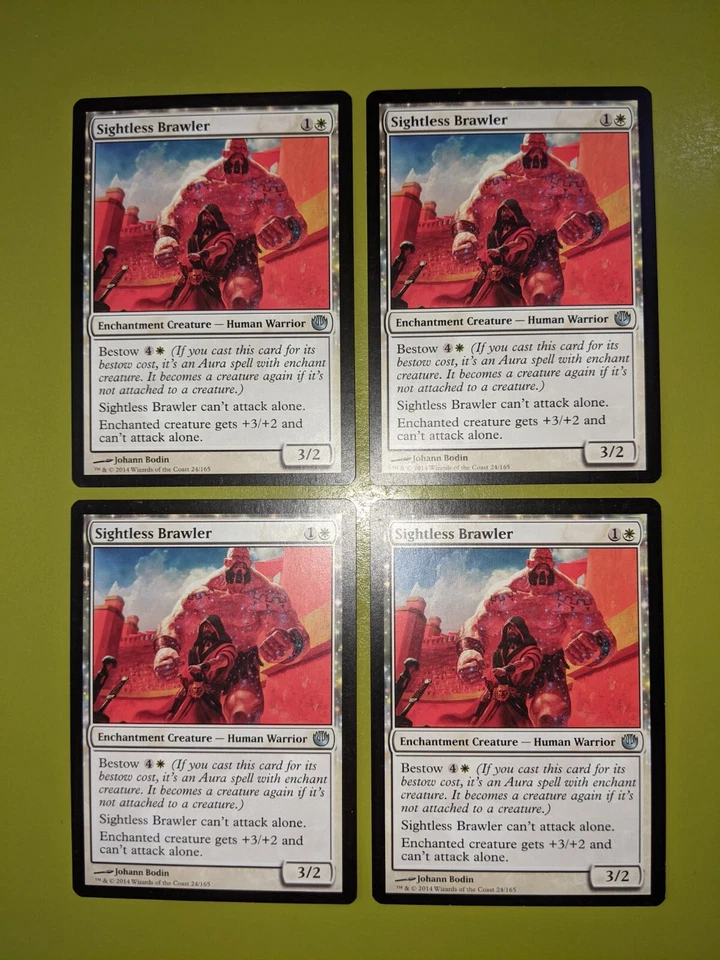 Sightless Brawler x4 Journey into Nyx 4x Playset Magic the Gathering MTG  - Image 1 of 1