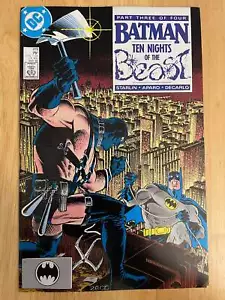 Batman Ten Nights Of The Beast #419 Starlin Aparo Decarlo DC Comics - Picture 1 of 2