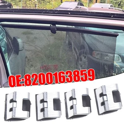 4 зажима для автомобильных штор со стороны двери для Renault Megane 2 3 Fluence Laguna 2 живописные - Изображение 1 из 4