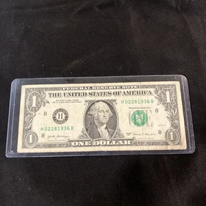 💵Fancy Serial Number💵$1 Birthday Note 02/28/ 1936 - Picture 1 of 2