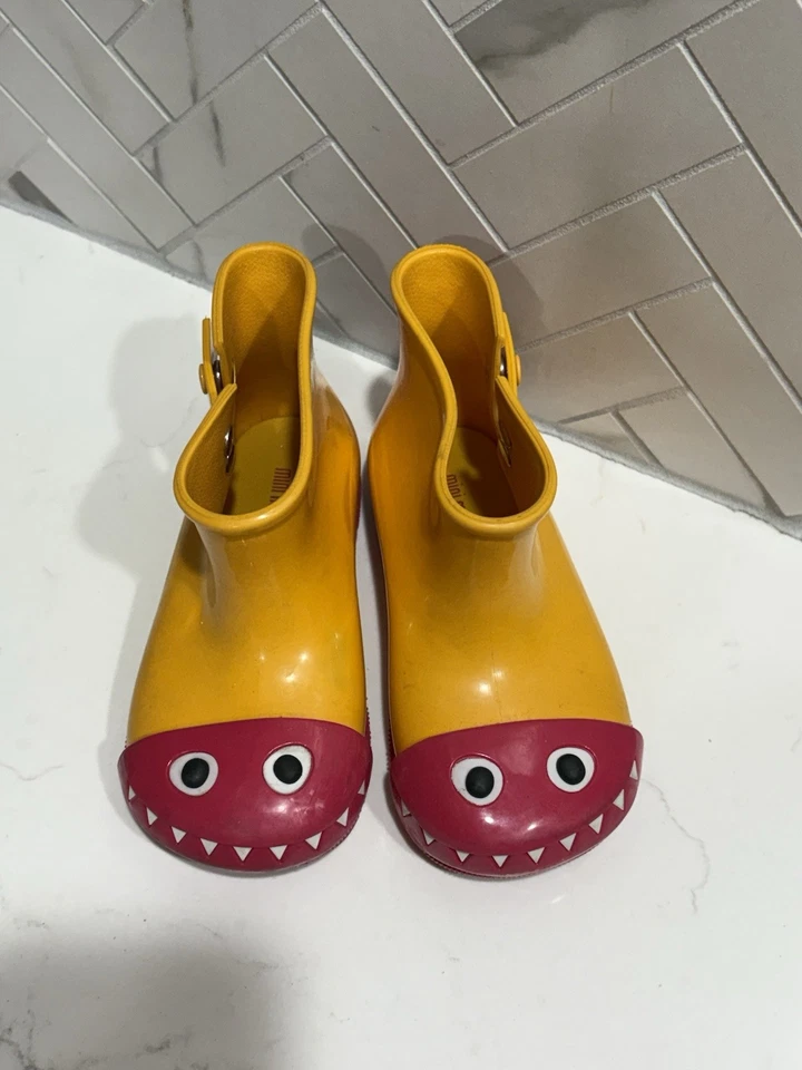Mini Melissa Monster Rainboots - Talla 10 Niñas Niños Pequeños Zapatos Foto 1 de 4