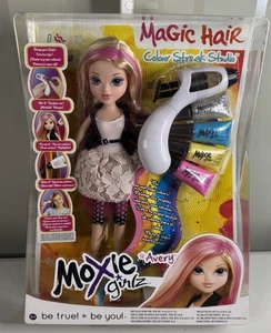 Moxie Girlz Girls Avery Doll Hair Magic New. Mix Your Own Colour streak Studio - Picture 1 of 5