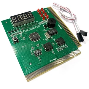 LED 4-stellige Analyse Diagnosetester POST Karte PCI 4 PC Analyzer Mainboard - Bild 1 von 5