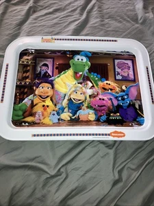 Vintage 1991 Nickelodeon MTV EUREEKA'S CASTLE Metall TV klappbar Kinder Tablett mit Beinen - Bild 1 von 6