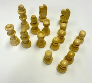 Holz Schachfiguren Holz Ersatz 16 Stück - Bild 1 von 5