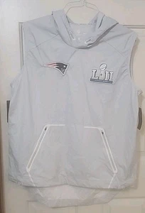 New England Patriots Nike Sleeveless Hoodie Large Light Grey Gr. L - Bild 1 von 16