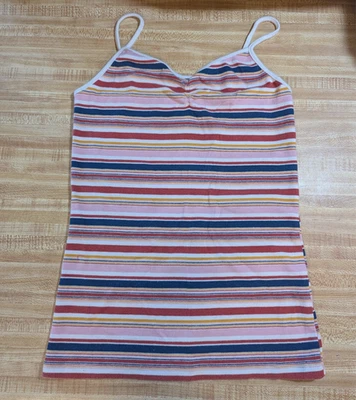 Camiseta sin mangas No Boundaries Juniors talla grande (11-13) mezcla de algodón a rayas Foto 1 de 2