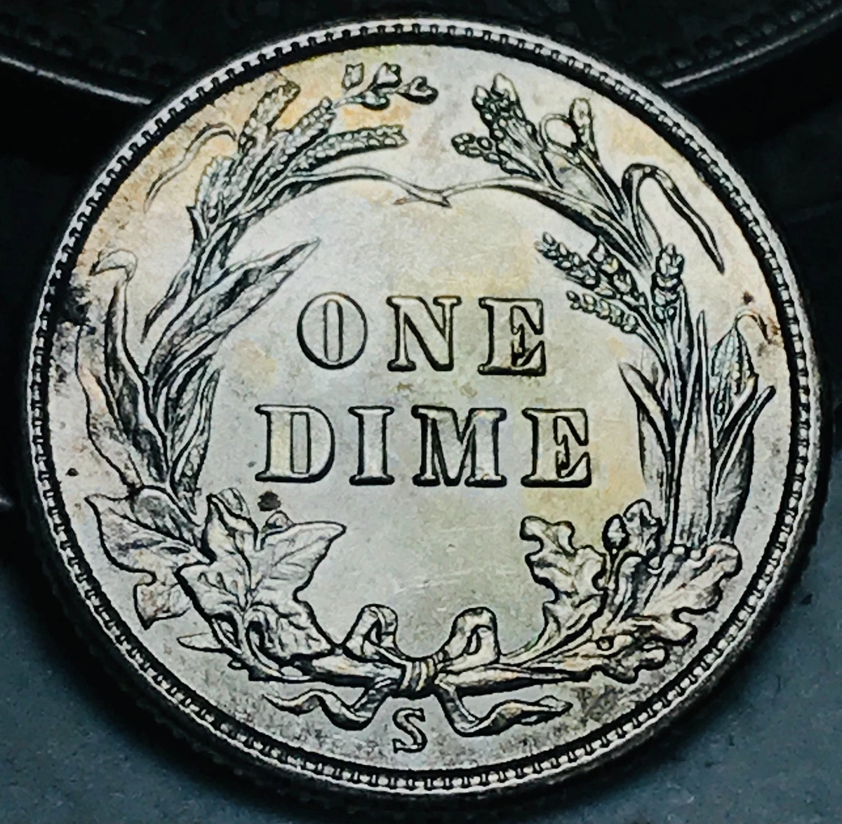 1916年 バーバー・ダイム銀貨！ S刻印！【美品】 1916年 バーバー・ダイム銀貨！ S刻印！【美品】 1916年 バーバー