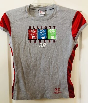 Vintage Womens NASCAR m&m Racing Chase Authentics Elliott Sadler #38 Shirt L  - Image 1 of 4