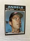 1971 Fred Lasher California Angels Topps Baseball Card 707