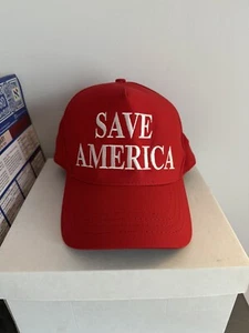 2022 DONALD TRUMP Campaign Official Save America Cali Fame Hat RED CAP SOLD OUT - Picture 1 of 5