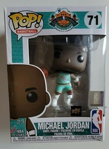 New *RARE* Funko Pop Michael Jordan All Star #71 Upper Deck Exclusive Brand - Picture 1 of 6