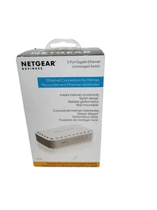 NETGEAR 5-Port Unmanaged Gigabit Switch (GS605) GS605NA New . Open box - Picture 1 of 6