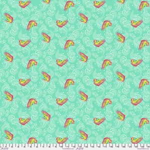 TULA PINK FULL MOON FOREST II SOFISHTICATED IN ENCHANTED COTTON FABRIC HALF YD - Picture 1 of 2