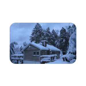 Alfombra de baño para el hogar de invierno Pocono - Imagen 1 de 10