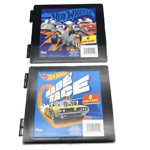 2 Hot Wheels Storage Cases That fit 6 Cars in Each Case 6 Compartments Brand New - Picture 1 of 14