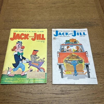 Vintage Jack And Jill Magazine May 1963 June 1959 2 Lot Bobby Bunteock Boys Girl - Image 1 of 4