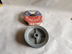 Chicago 450A  4-1/2" Die Cast Pulley 1/2" Bore A Belt New Old Stock  - Picture 1 of 5