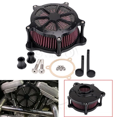 Filtro de admisión rojo filtro de aire para Harley CVO Road Glide Softail Street Bob FXBB Foto 1 de 4