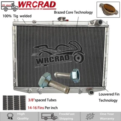 Aluminum Radiator For 1986-1994 Nissan D21 / 1987-1995 Pathfinder / 95-97 Pickup - Image 1 of 4