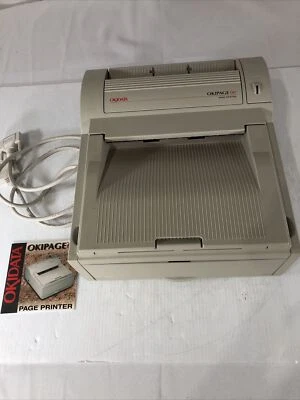 Vintage Okidata OkiPage  Model 6e Laser Printer With CD - Image 1 of 4
