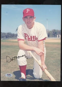 Don Money Phillies 8x10 Autographed Photo PSA Authentic - Picture 1 of 1