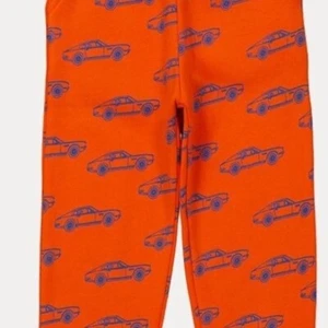 Hugo Love Tiki Kid Pant 6 Orange Joggers Cars 80's Sweatpants Retro Preppy - Picture 1 of 6