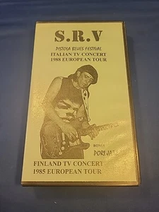 Stevie Ray Vaughan Italian/Finland European Tour(VHS, 1985-88) Bonus Pori Jazz - Picture 1 of 3