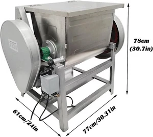 50QT Commercial Dough Mixer Machine110V Electric Dough,Meat filling Blender - Picture 1 of 14