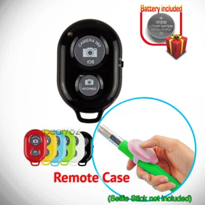 New Bluetooth Remote Control Camera Selfie Shutter Stick for iphone Android Phon - Image 1 of 4