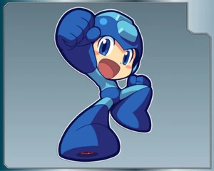 MEGA MAN Vinyl Decal #7 Car Truck Laptop Sticker Chibi Megaman - Picture 1 of 1