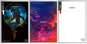 DIVINITY II #1 VARIANT COVER SET BLANK MULLER REGULAR VALIANT COMICS VEI NM - Picture 1 of 4