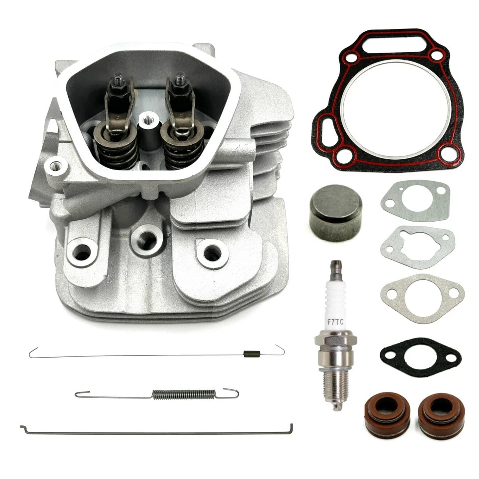 KINDZA For Honda GX340 GX390 11HP 13HP 182F 188F Assembled Cylinder Head Rockers Valves