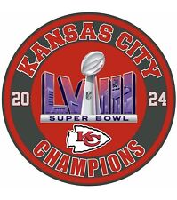 Kansas City Chiefs Super Bowl LVIII 58 Football Champions Classic Round STICKER