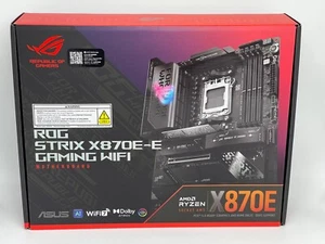 ASUS ROG Strix X870E-E Gaming WiFi 7 AMD AM5 X870 ATX Gaming Motherboard - Picture 1 of 3