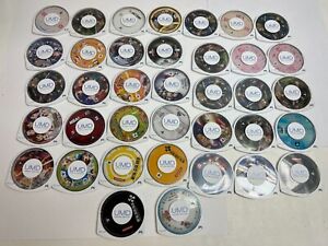 SONY PSP UMD Disc Lot of 37 Disk Only Taiko no tatsujin Metal gear  etc. Fedex