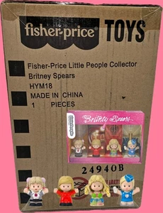 Fisher-Price Collector Britney Spears Figures - 4pk New Boxed - Picture 1 of 8