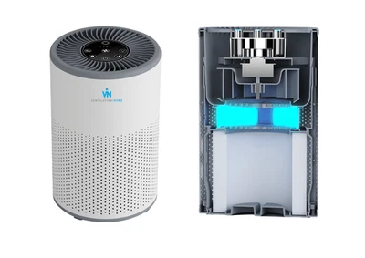 Air Purifier for Home and Office with HEPA Filter and UV Light Cleaning - Image 1 of 4