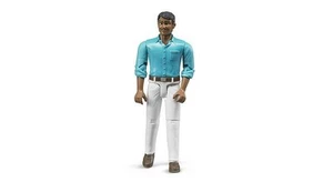 BRUDER Man - Medium Skin - White Jeans - B10B60003 - FIGURE / FIGURINE - Picture 1 of 1