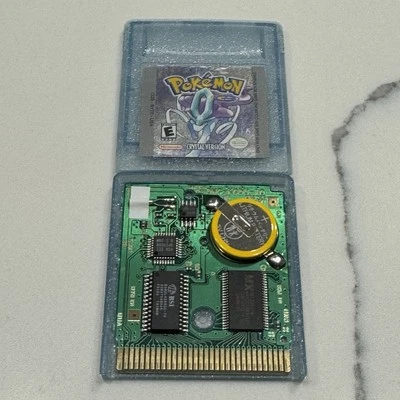 Pokemon: Crystal Version (GBC, 2001) Authentic *NEW SAVE BATTERY* TESTED - Image 1 of 4
