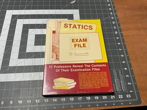 Statics Exam File, 1985 Engineering Press, Paperback - Picture 1 of 9