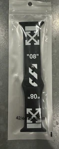 Off White Color Apple Watch Band 42/44/45/49mm 1,2,3,4,5,6,7,8,9,10,SE,Ultra - Picture 1 of 2