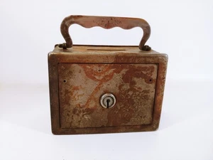 M'F'D. BY NUTRY & COOK BROOKLYN NY SCHOENFELDS DEPT STORE METAL COIN BANK - Picture 1 of 11