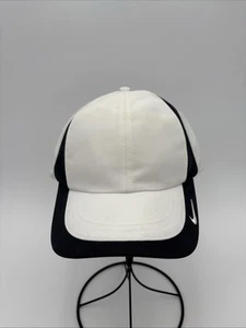 Gorra para correr Nike Heritage 86 blanca negra Swoosh Dri-Fit manchas - Imagen 1 de 10