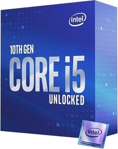 10Th Gen Intel Core I5-10600k LGA 1200 CPU 4.1Ghz Six-core. with box - Photo 1/1