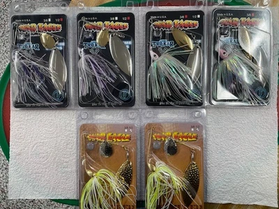 批量 6 件 War Eagle 3/8 - 1/2 盎司旋转套装 全新 混合 颜色 — 第 1/4 张图片